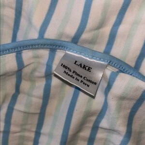 Lake pajamas  2 piece shorts 100%Cotton